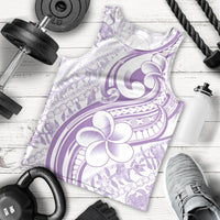 Hawaii Plumeria Lokelani Pikake Lei Men Tank Top Poni Polynesian Tattoo