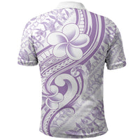 Hawaii Plumeria Pikake Lei – Polo Shirt – Polynesian Tattoo Pattern LT9 - Polynesian Pride