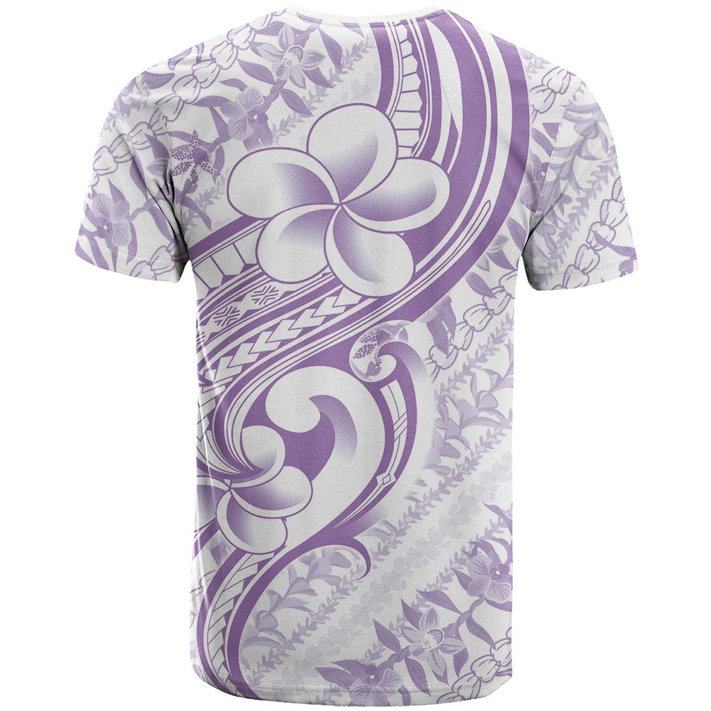 Hawaii Plumeria Lokelani Pikake Lei T Shirt Poni Polynesian Tattoo