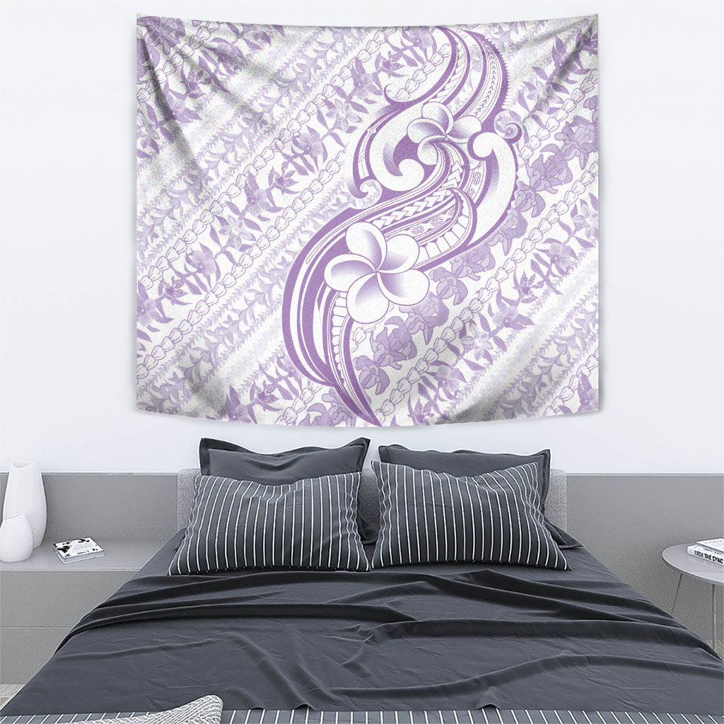 Hawaii Plumeria Lokelani Pikake Lei Tapestry Poni Polynesian Tattoo LT9 - Polynesian Pride