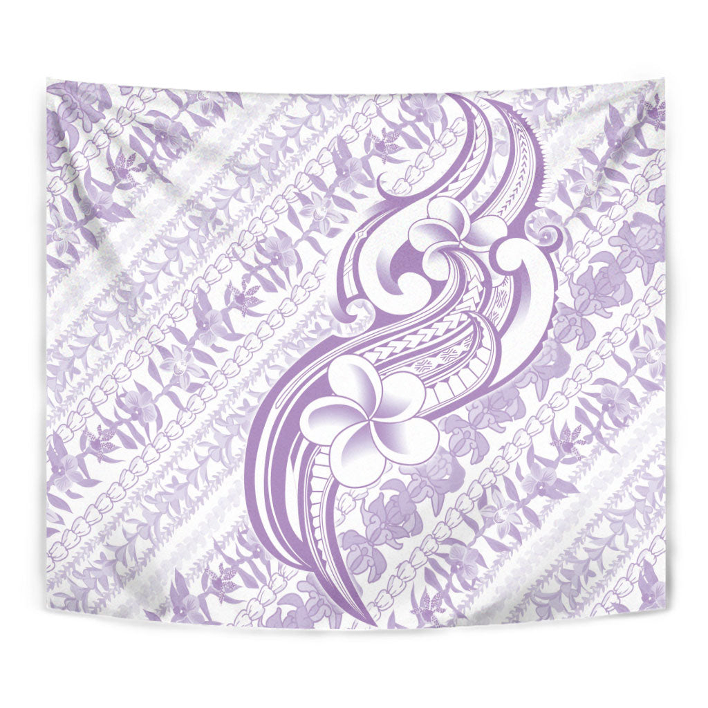Hawaii Plumeria Lokelani Pikake Lei Tapestry Poni Polynesian Tattoo LT9 - Polynesian Pride