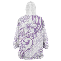 Hawaii Plumeria Lokelani Pikake Lei Wearable Blanket Hoodie Poni Polynesian Tattoo