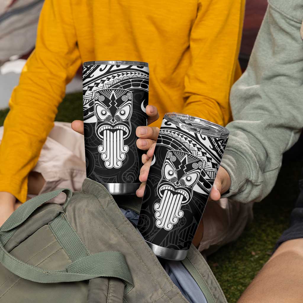 New Zealand Te Reo Maori Tumbler Cup Kia Kaha Maori Language Week Black Style