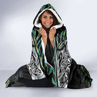 Personalised Maori Manaia Hooded Blanket New Zealand Tribal Hei Matau Papua Shell LT9 - Polynesian Pride