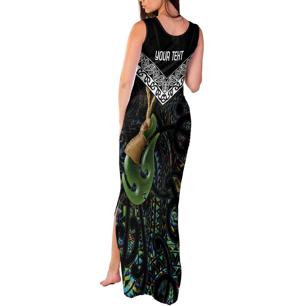 Personalised Maori Manaia Tank Maxi Dress New Zealand Tribal Hei Matau Papua Shell