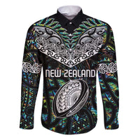 Custom New Zealand Family Matching Puletasi and Hawaiian Shirt Maori Rugby Tattoo Papua Shell