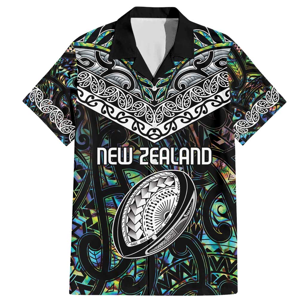 Custom New Zealand Family Matching Short Sleeve Bodycon Dress and Hawaiian Shirt Maori Rugby Tattoo Papua Shell