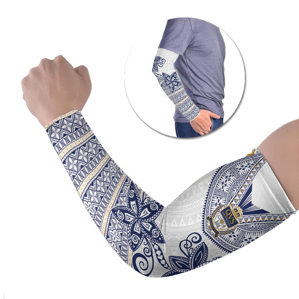 Fiji Queen Victoria School Personalised Arm Sleeves QVS 120 Years Queen Victoria Alumni Legacy