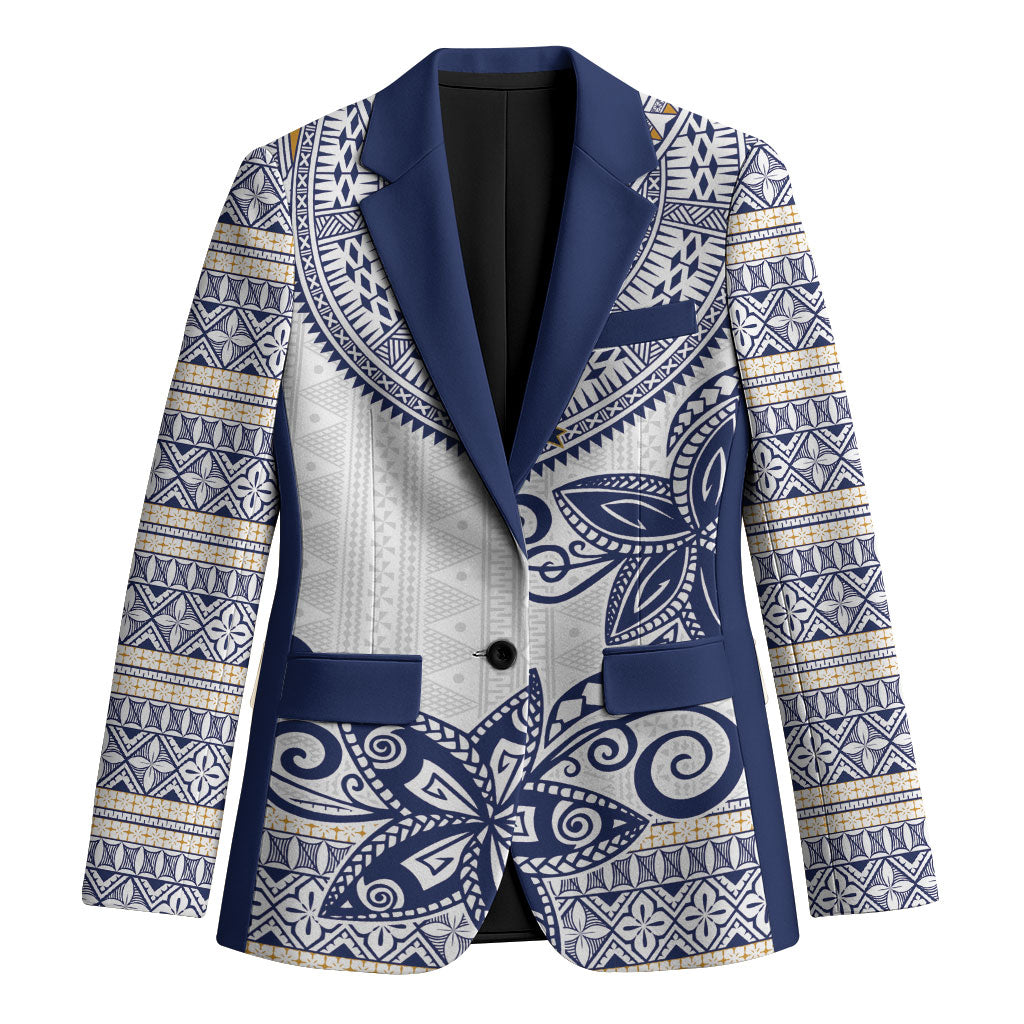 Fiji Queen Victoria School Personalised Blazer QVS 120 Years Queen Victoria Alumni Legacy LT9 Unisex White - Polynesian Pride