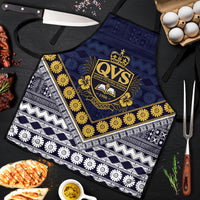 Fiji Queen Victoria School Apron QVS 1906 Generational School Legacy LT9 Blue - Polynesian Pride