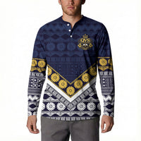 Fiji Queen Victoria School Button Sweatshirt QVS 1906 Generational School Legacy LT9 - Polynesian Pride