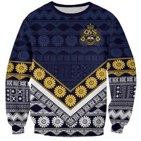 Fiji Queen Victoria School Sweatshirt QVS 1906 Generational School Legacy LT9 Unisex Blue - Polynesian Pride