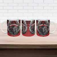 Aotearoa Bulldog Personalised Ceramic Mug Maori Kowhaiwhai Motif - Polynesian Pride