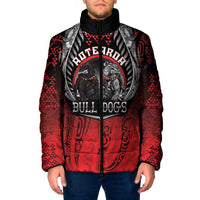 Aotearoa Bulldog Personalised Padded Jacket Maori Kowhaiwhai Motif - Polynesian Pride
