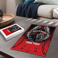 Aotearoa Bulldog Personalised Puzzle Maori Kowhaiwhai Motif - Polynesian Pride