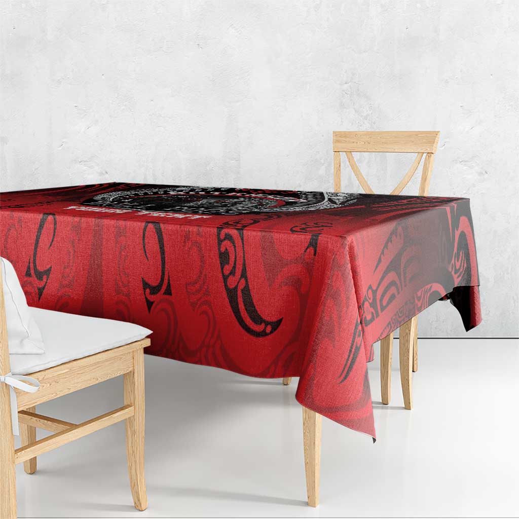 Aotearoa Bulldog Personalised Tablecloth Maori Kowhaiwhai Motif LT9 - Polynesian Pride
