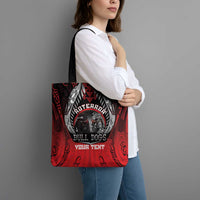 Aotearoa Bulldog Personalised Tote Bag Maori Kowhaiwhai Motif - Polynesian Pride
