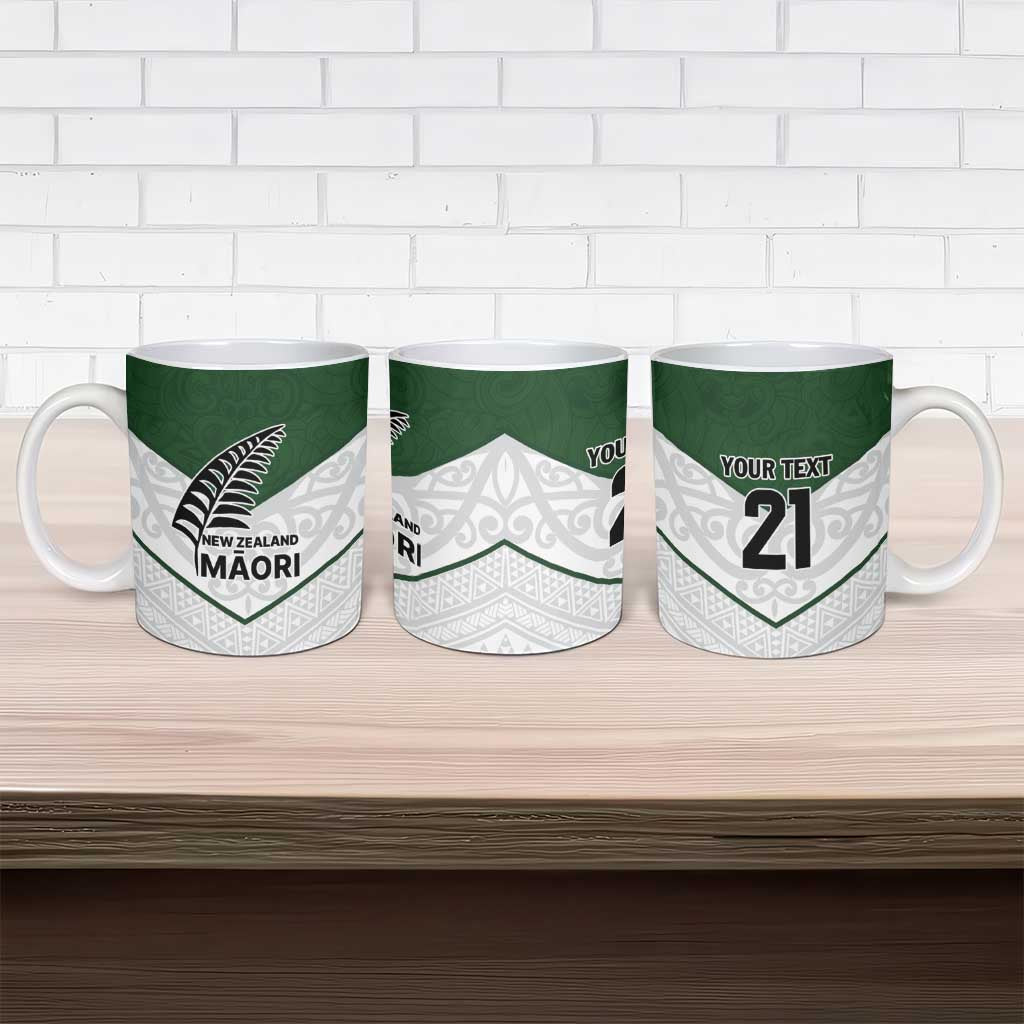 Custom New Zealand Maori Niho Taniwha Ceramic Mug - Polynesian Pride