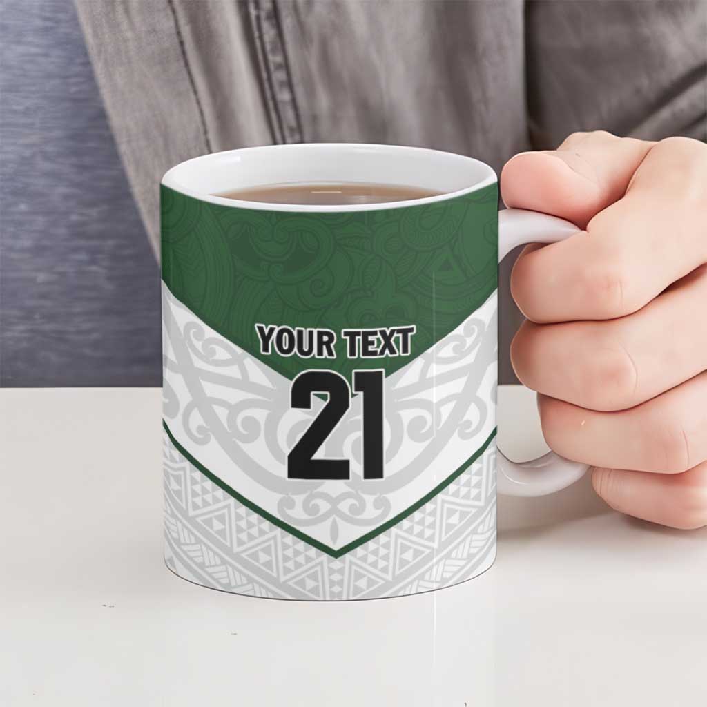 Custom New Zealand Maori Niho Taniwha Ceramic Mug - Polynesian Pride
