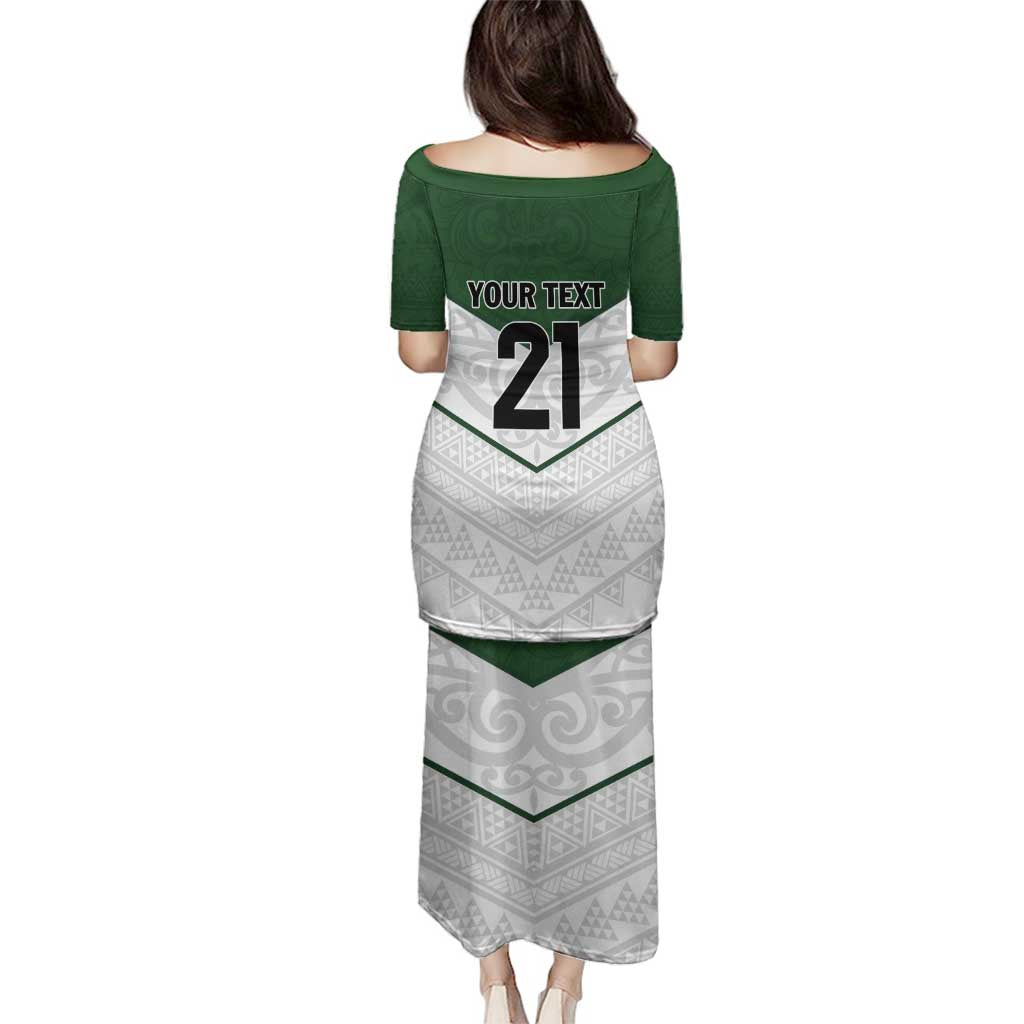 Custom New Zealand Maori Niho Taniwha Family Matching Puletasi and Hawaiian Shirt