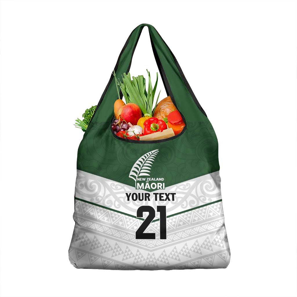 Custom New Zealand Maori Niho Taniwha Grocery Bag