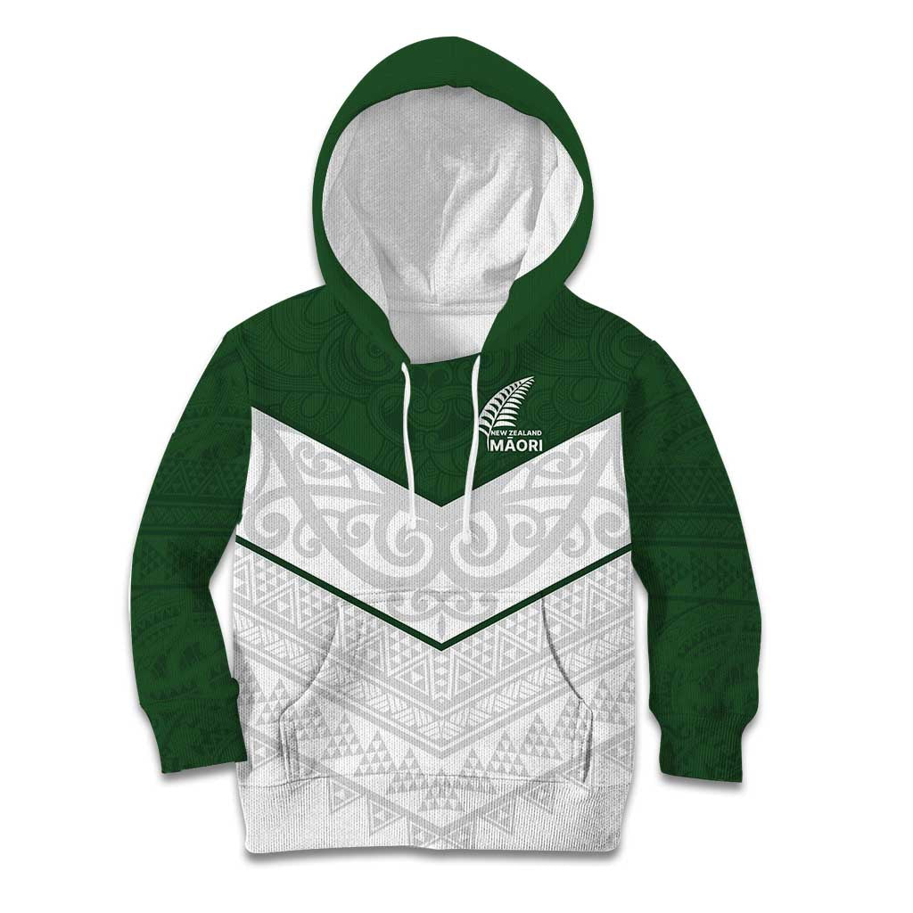Custom New Zealand Maori Niho Taniwha Kid Hoodie