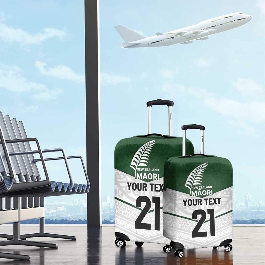 Custom New Zealand Maori Niho Taniwha Luggage Cover