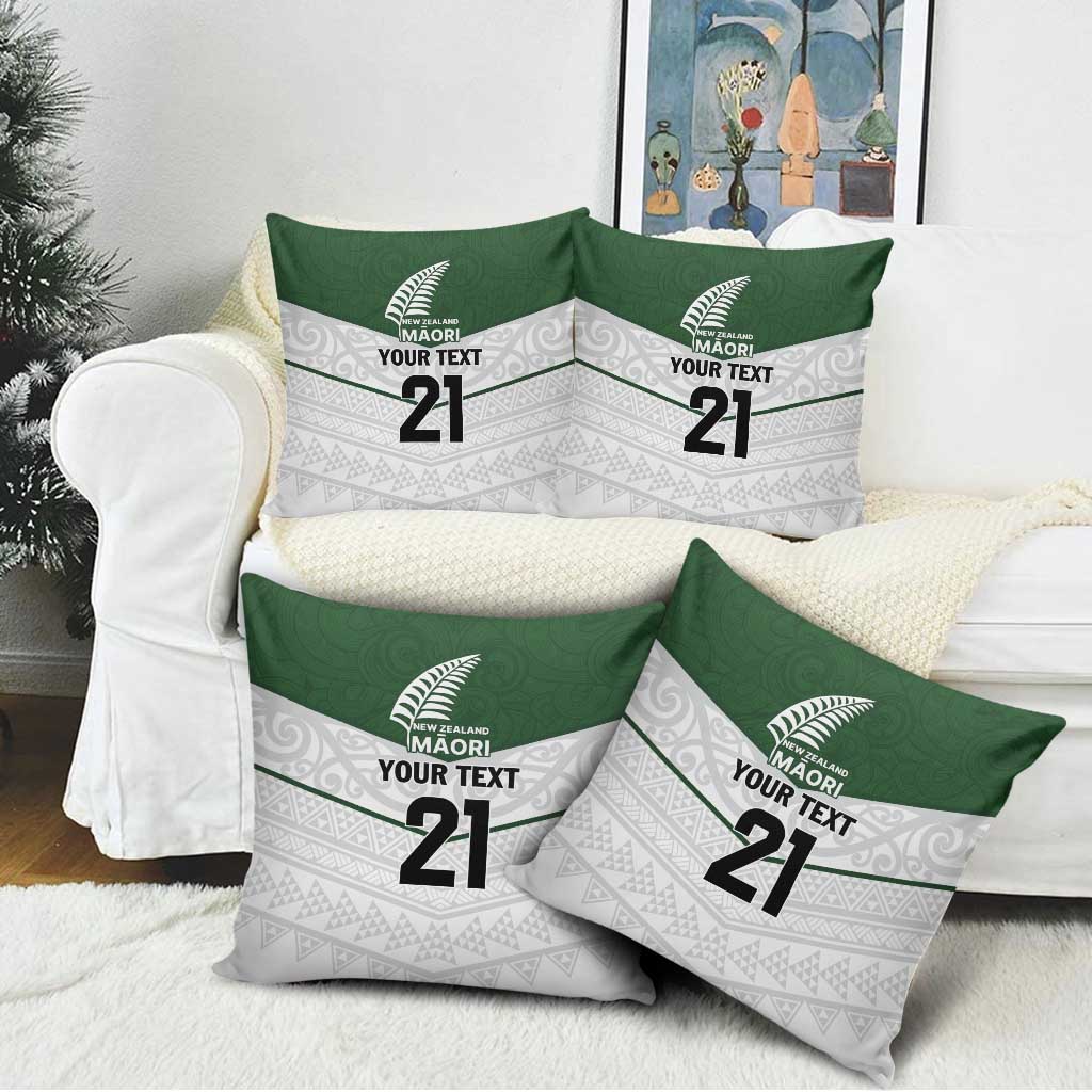 Custom New Zealand Maori Niho Taniwha Pillow Cover - Polynesian Pride