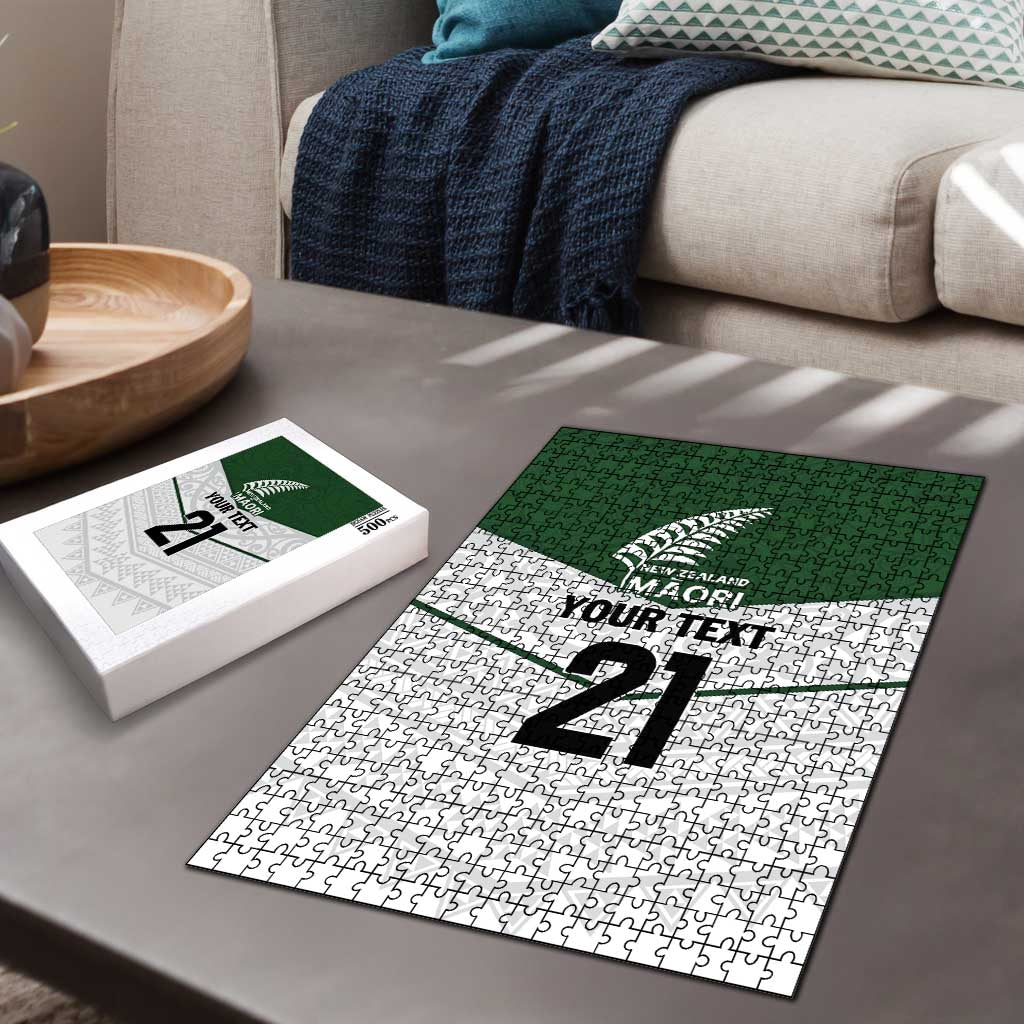 Custom New Zealand Maori Niho Taniwha Puzzle - Polynesian Pride