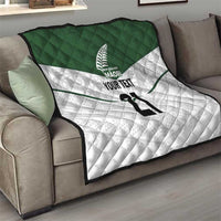 Custom New Zealand Maori Niho Taniwha Quilt