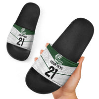 Custom New Zealand Maori Niho Taniwha Slide Sandals - Polynesian Pride