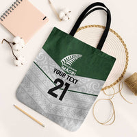 Custom New Zealand Maori Niho Taniwha Tote Bag - Polynesian Pride
