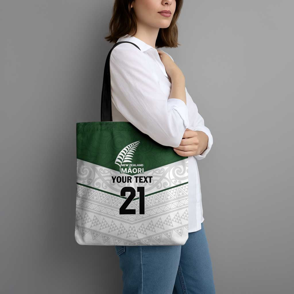 Custom New Zealand Maori Niho Taniwha Tote Bag - Polynesian Pride