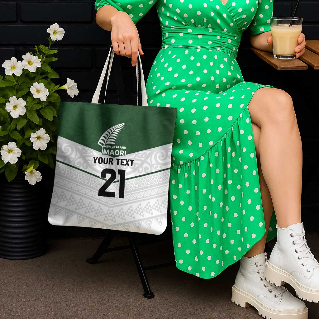 Custom New Zealand Maori Niho Taniwha Tote Bag - Polynesian Pride