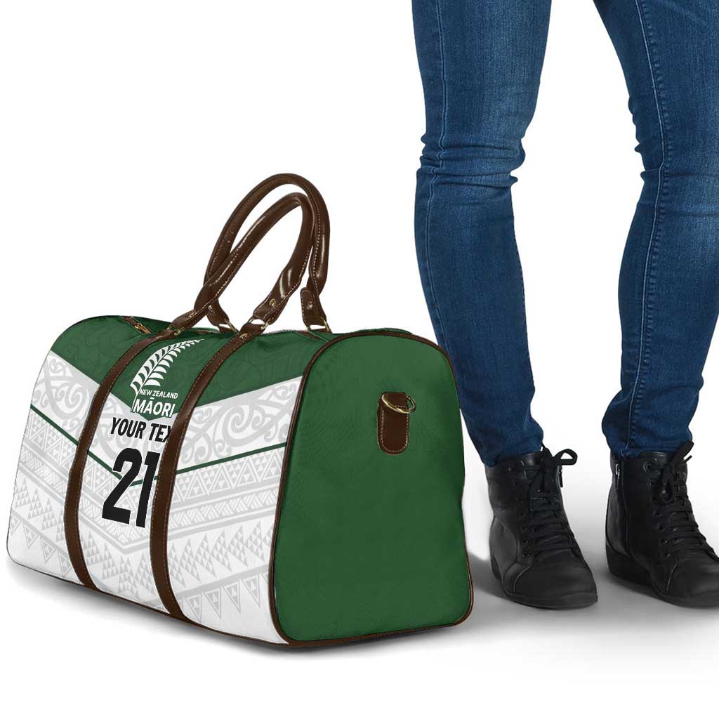 Custom New Zealand Maori Niho Taniwha Travel Bag - Polynesian Pride