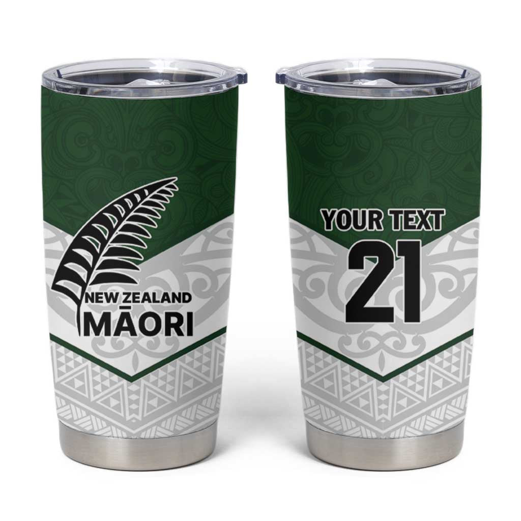 Custom New Zealand Maori Niho Taniwha Tumbler Cup