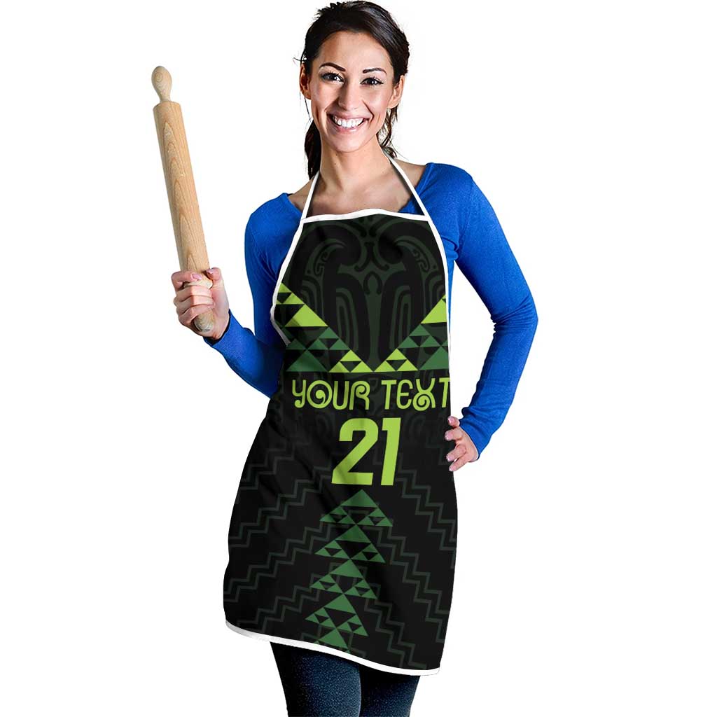 Custom New Zealand Maori Koru Koiri Motif Apron LT9 - Polynesian Pride