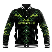 Custom New Zealand Maori Koru Koiri Motif Baseball Jacket