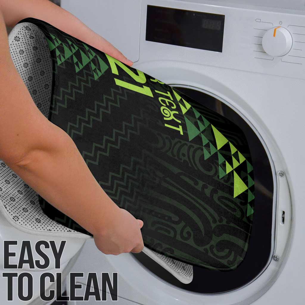 Custom New Zealand Maori Koru Koiri Motif Bathroom Set - Polynesian Pride