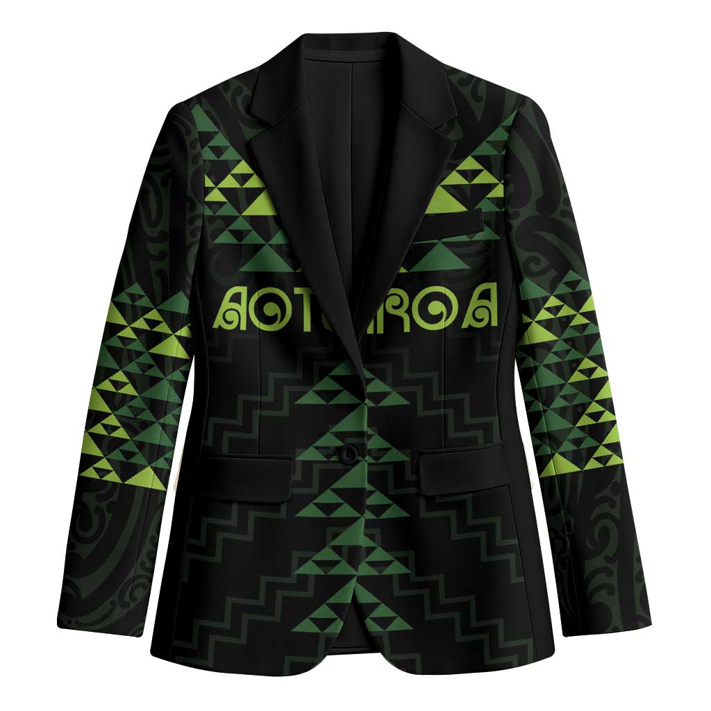 Custom New Zealand Maori Koru Koiri Motif Blazer - Polynesian Pride