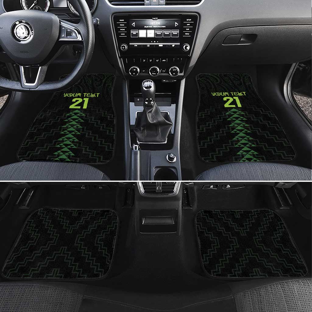 Custom New Zealand Maori Koru Koiri Motif Car Mats