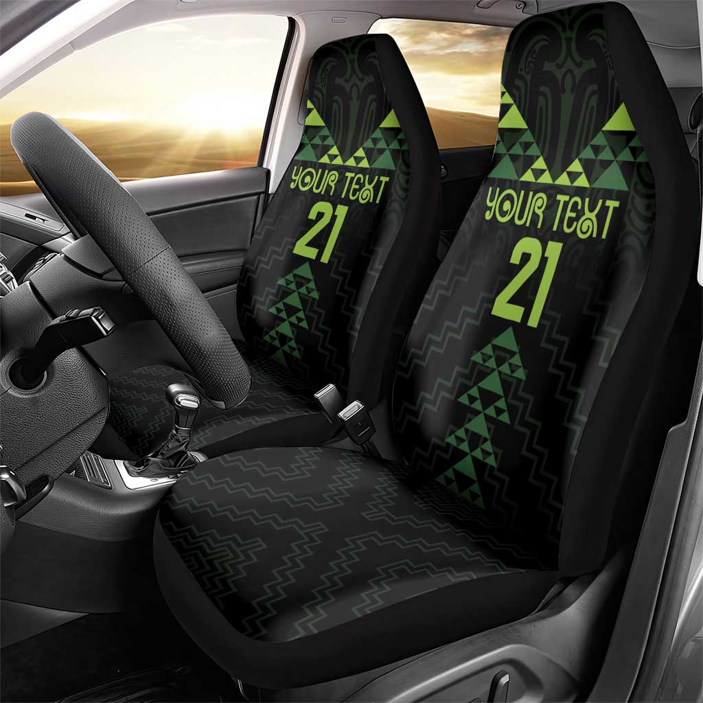 Custom New Zealand Maori Koru Koiri Motif Car Seat Cover