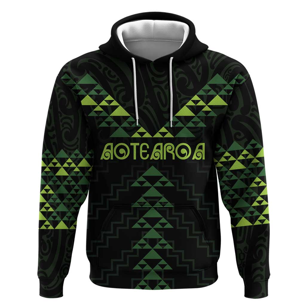 Custom New Zealand Maori Koru Koiri Motif Hoodie