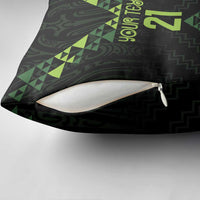 Custom New Zealand Maori Koru Koiri Motif Pillow Cover - Polynesian Pride