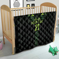 Custom New Zealand Maori Koru Koiri Motif Quilt