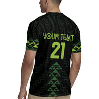 Custom New Zealand Maori Koru Koiri Motif Rugby Jersey
