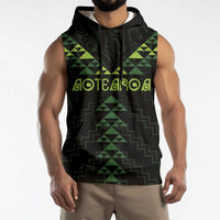Custom New Zealand Maori Koru Koiri Motif Sleeveless Hoodie - Polynesian Pride