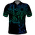 Filipino Sun Tribal Tattoo Polo Shirt Philippines Inspired Barong Blue Art