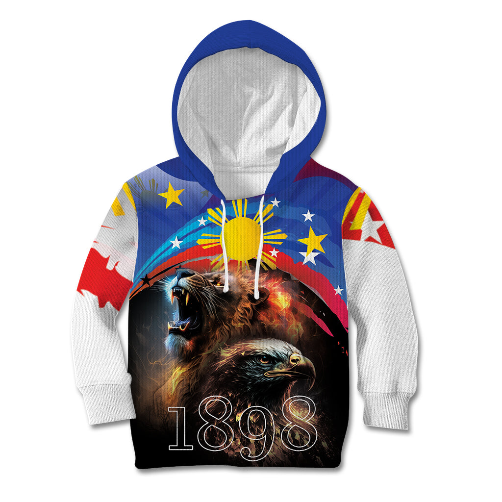 Philippines Lion and Eagle 1898 Kid Hoodie Pilipinas Maligayang Araw ng Kalayaan