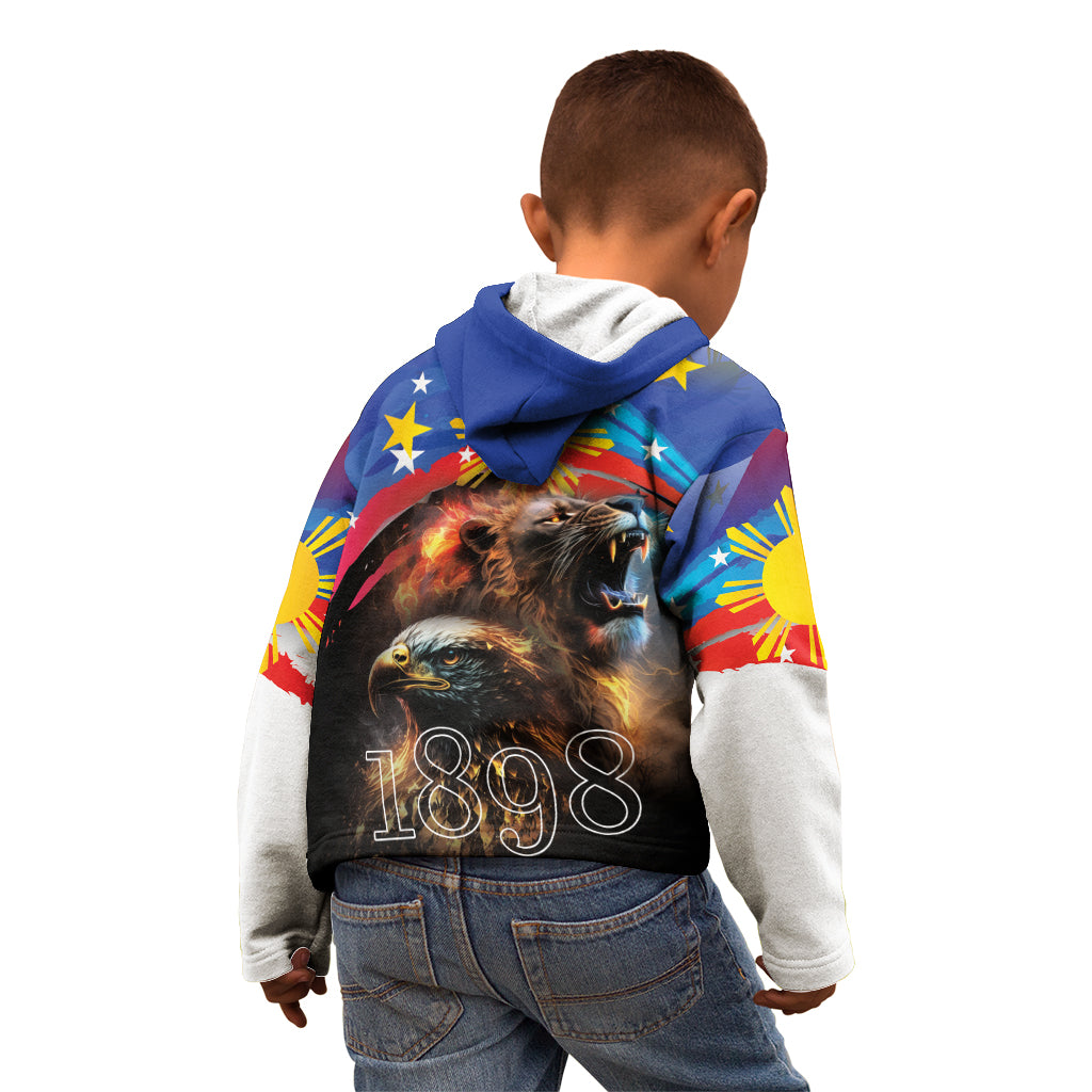 Philippines Lion and Eagle 1898 Kid Hoodie Pilipinas Maligayang Araw ng Kalayaan